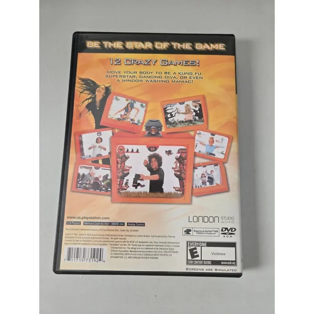 Eye Toy Play - Playstation 2 PS2 Game -‎ Complete & Tested